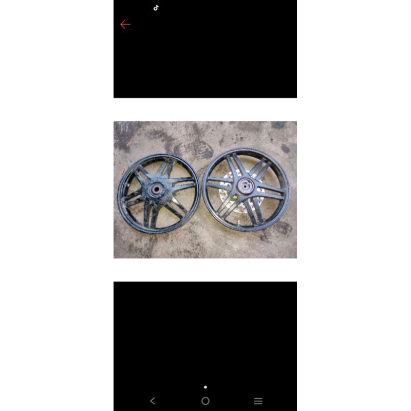 Velg Pelek set Suzuki Spin 125 Original Copotan