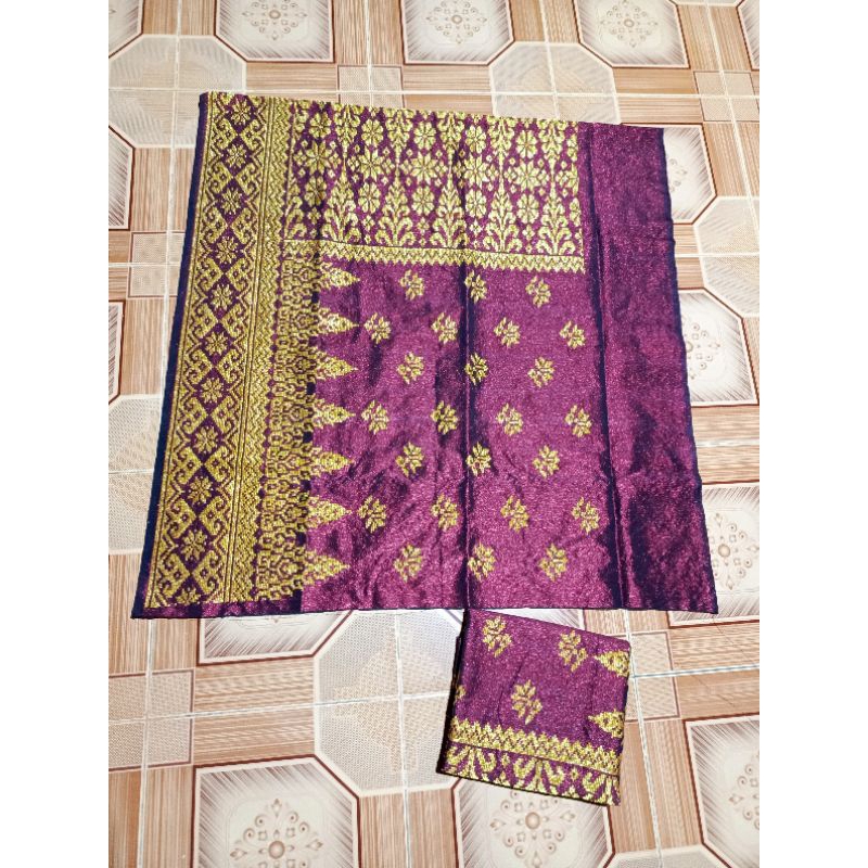 Tenun Songket Melayu Riau Motif Pucuk Rebung