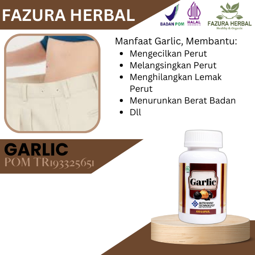 Garlic - Obat Pengecil Perut Buncit, Obat Pelangsing Perut, Obat Penghilang Lemak Perut, Obat Penyed