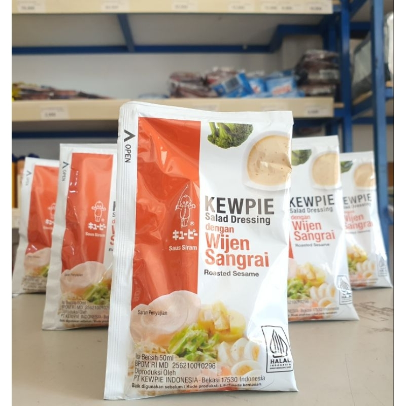 

saus salad dressing kewpie sachet wijen sangrai 50 ml harga murah premium