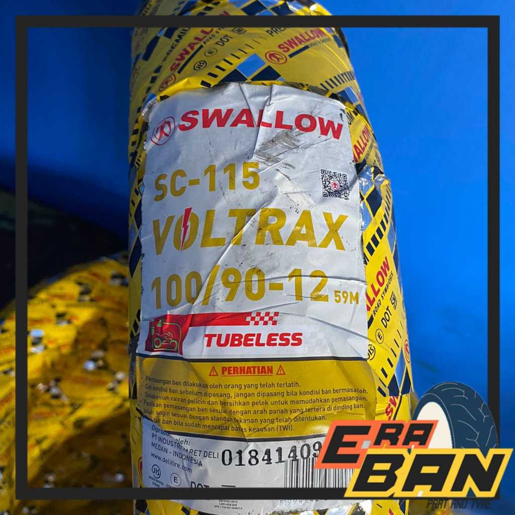BAN LUAR SWALLOW VOLTRAX SC-115 100 90 RING 12 TUBELESS