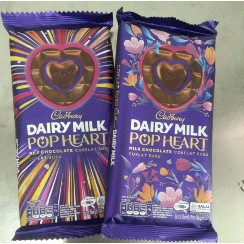

COKLAT CADBURY POP HEART MILK 150GR