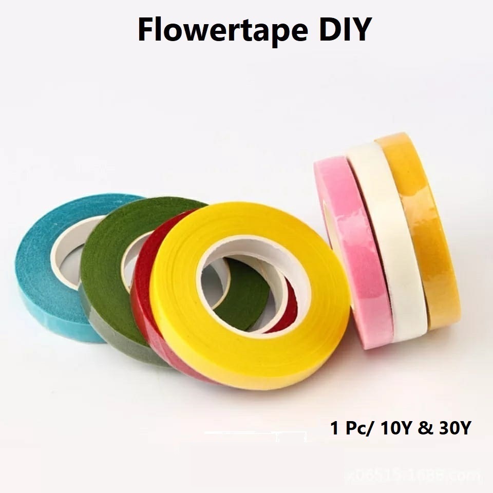 

Floral Tape Pengikat Bunga Isolasi Daun Alat Bahan Souvenir Kerajinan Craft DIY Harga/Roll