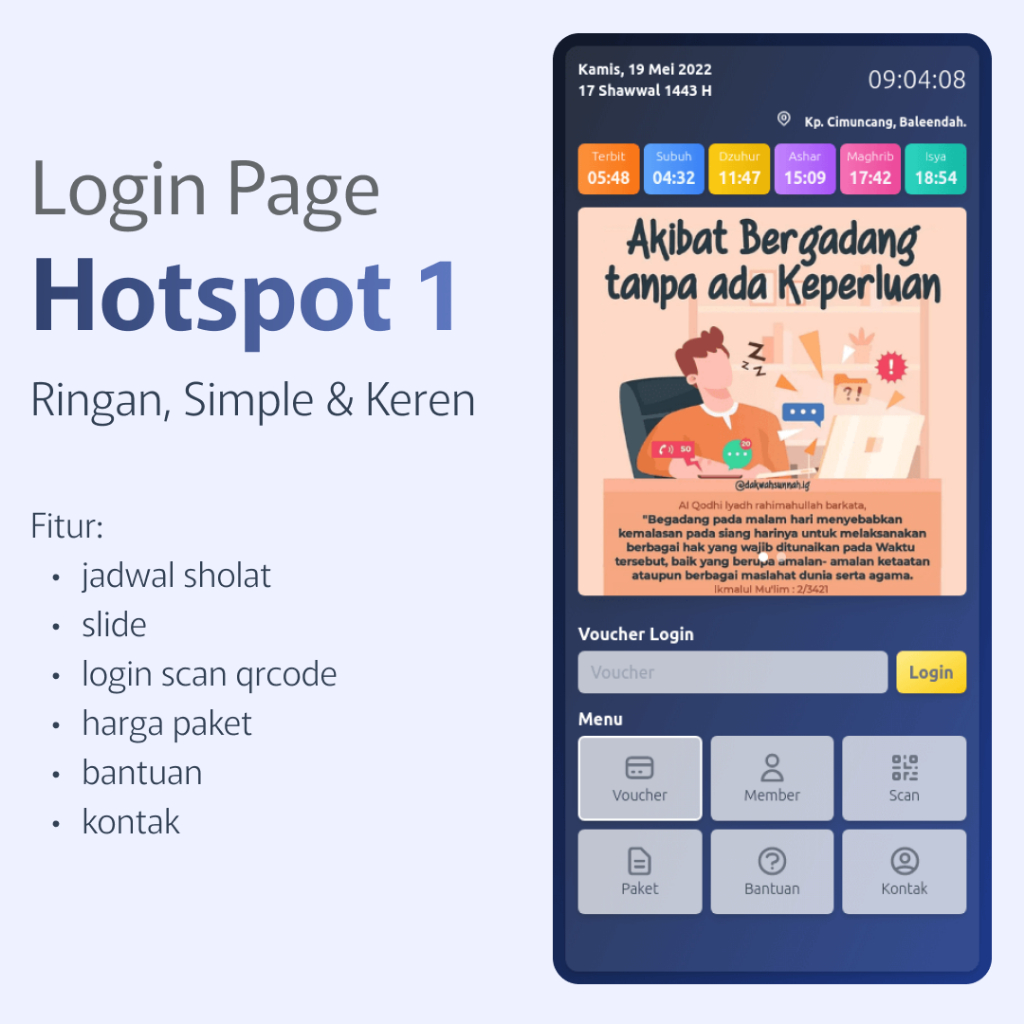 Login Page Hotspot Mikrotik - 1