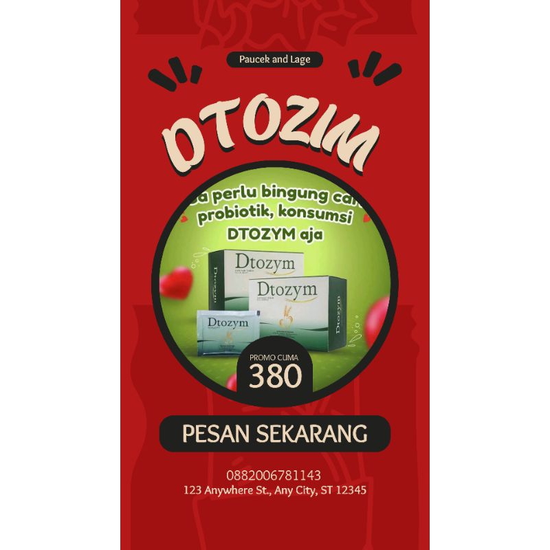 Dtozym PRODUK DIETT 3kg-4kg per minggu