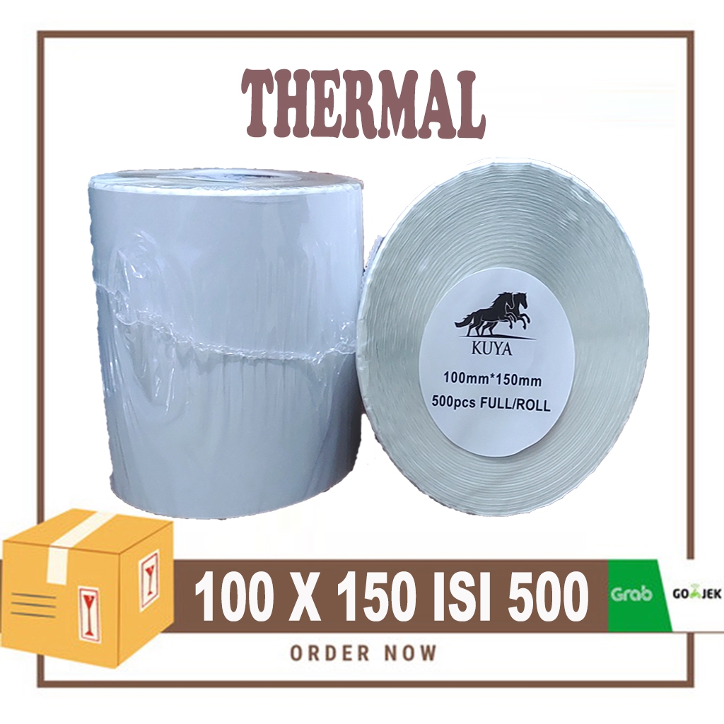 

THERMAL MURAH 100 X 150 ISI 500 MERK KUYA