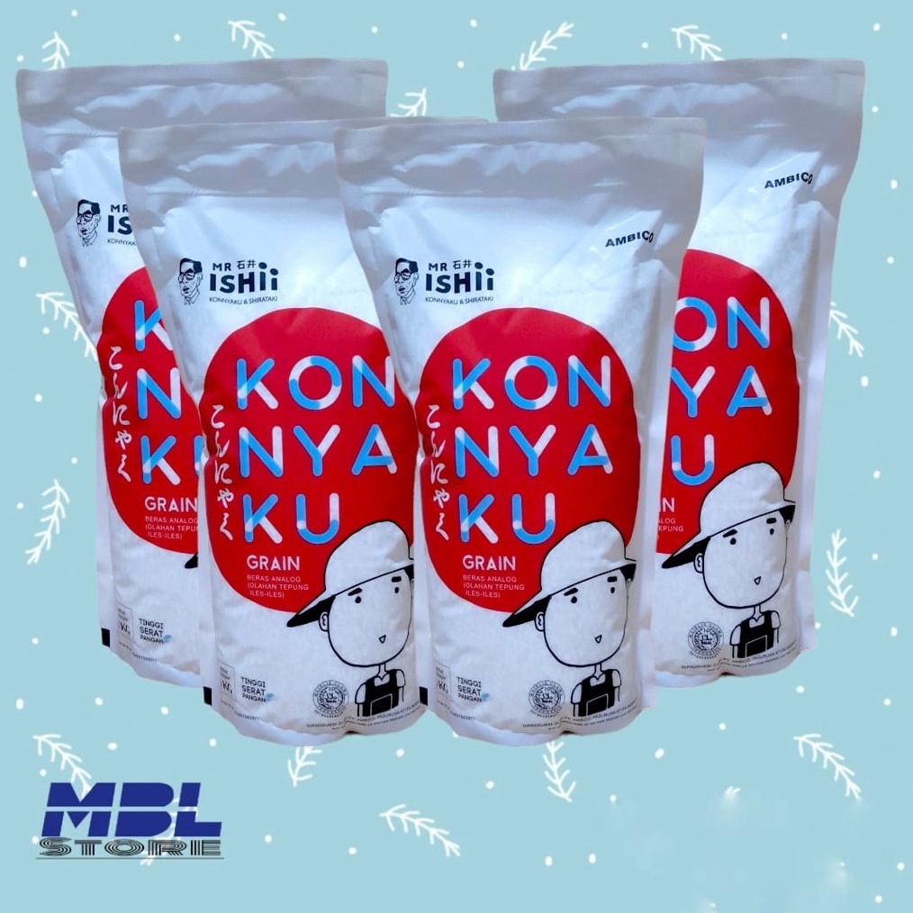 

Original Beras Shirataki 1 gram 1kg cocok untuk diet keto