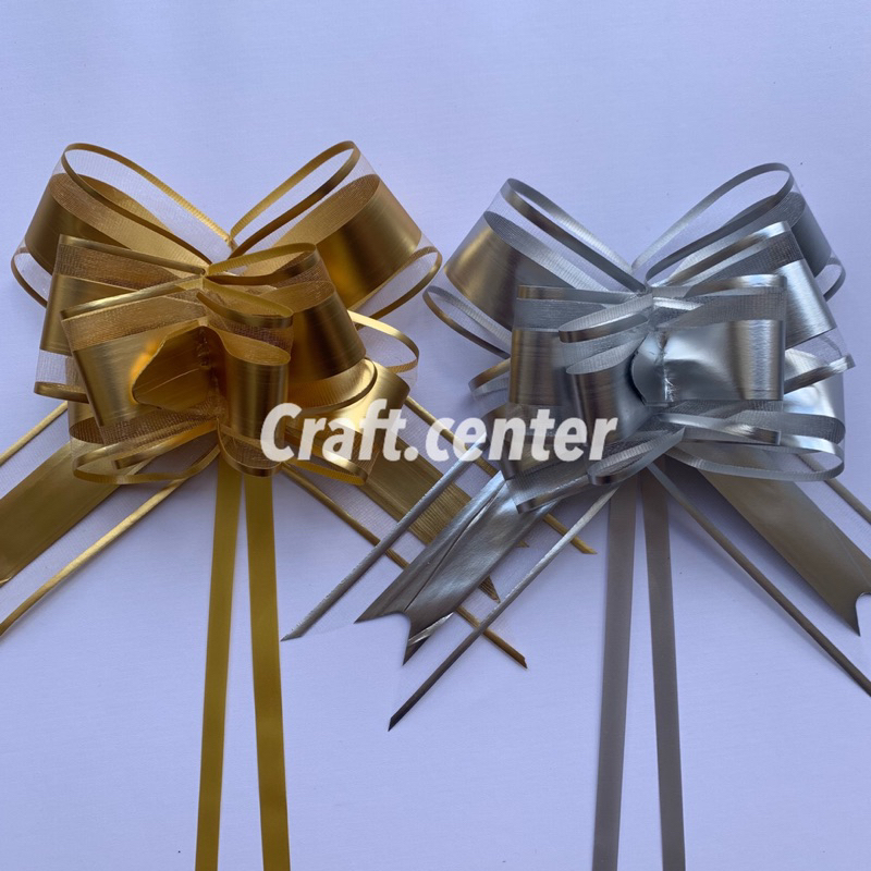 

[1biji] Pita Tarik 50mm / 5cm Jumbo warna Glossy | Pita Serut | Pita buket | Pita Hantaran