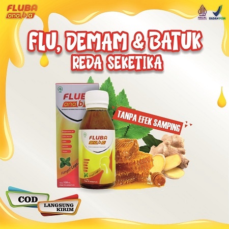 

Star FLUBA ANABA 13ml Madu Herbal 1 Alami Melegakan Pernafasan dan Tenggorokan Pereda Batuk Pilek Flu murah