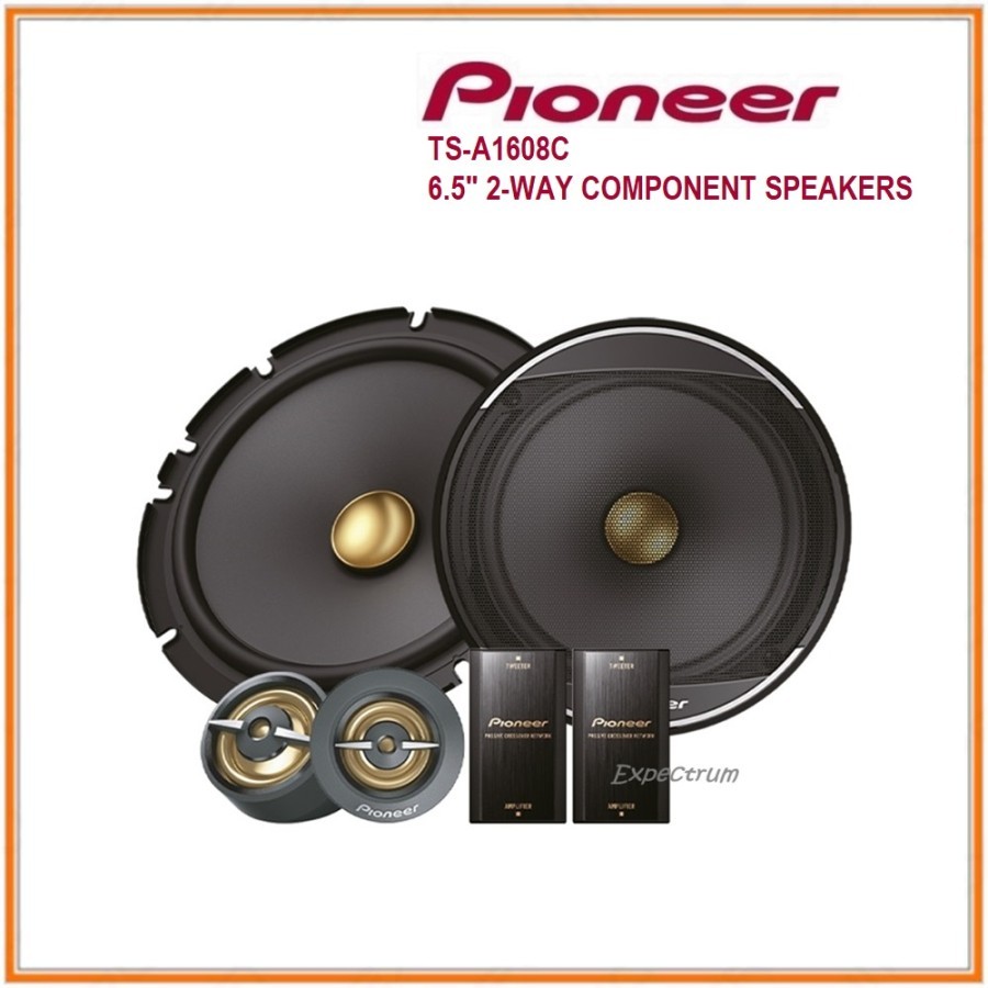 Pioneer TS-A1608C 6.5-inch Component Speaker 2 way split
