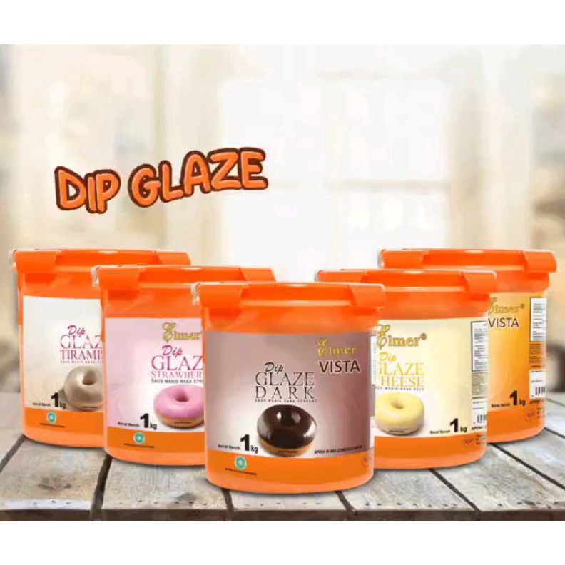 

PROMO Elmer Dip Glaze 1KG ALL VARIANT RASA LENGKAP