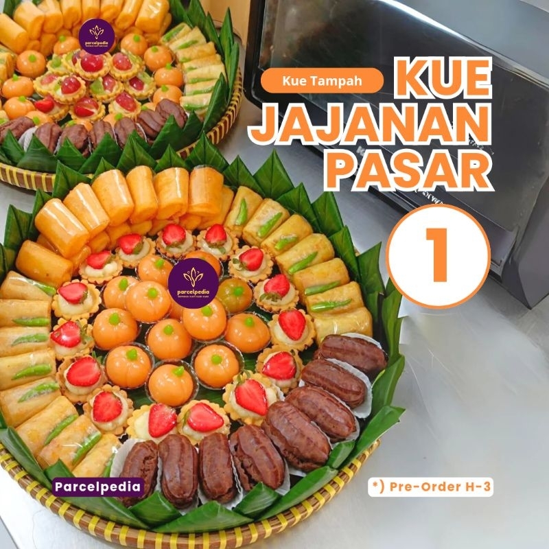 Paket Kue Tampah Kue Tradisional Parcelpedia Siap Kirim untuk Acara Hajatan Seserahan Lamaran Ulang 