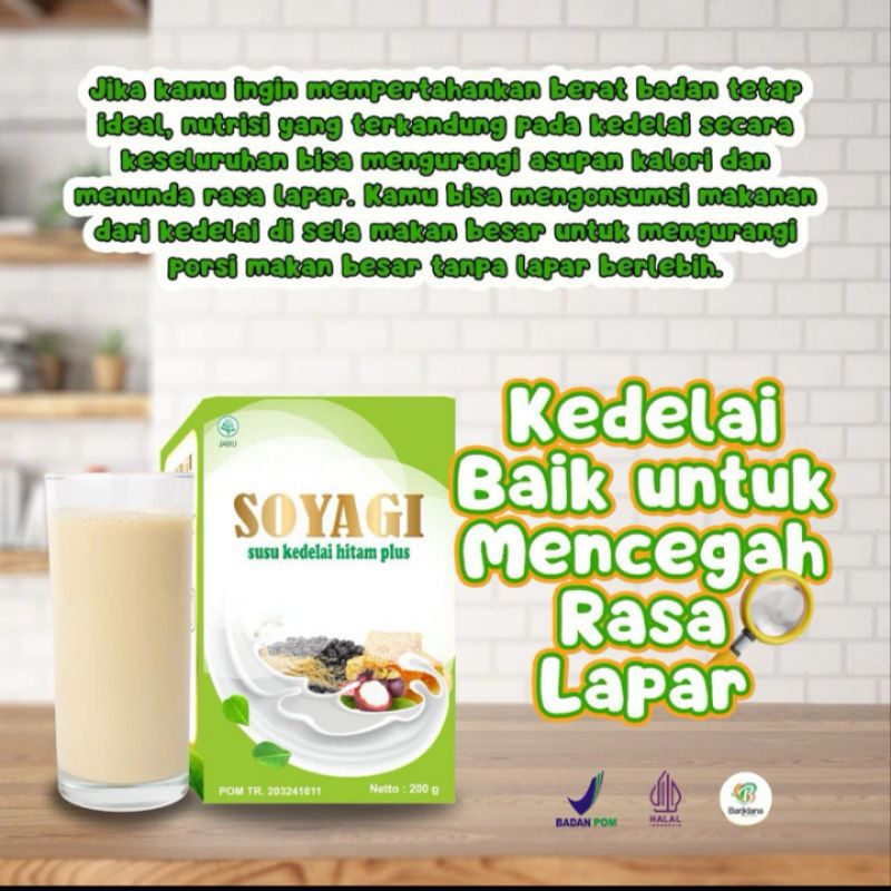 

SOYAGI Susu Kedelai Rendah Kalori Lemak Diet