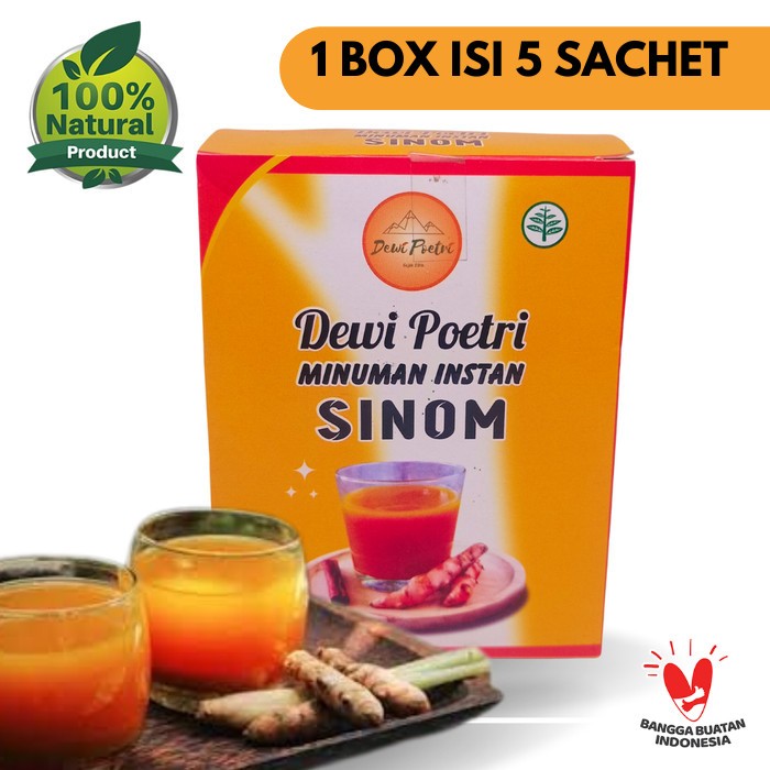 

Minuman Instan Serbuk Kunyit Gula Asam Sinom Dewi Poetri