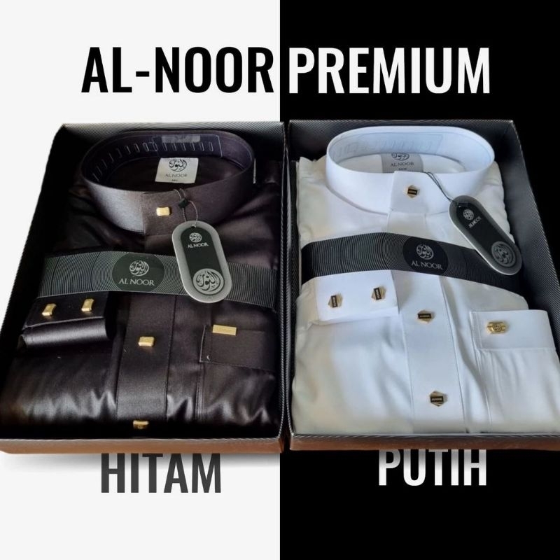 JUBAH GAMIS MODEL SAUDI ALNOOR / AL NOOR EKSLUSIF POLOS LENGAN MANSET KANCING PREMIUM PRIA LAKI LAKI