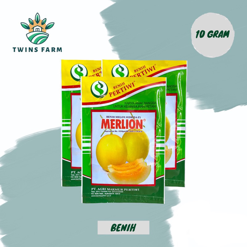 Benih melon golden Merlion F1 pertiwi 10 gr