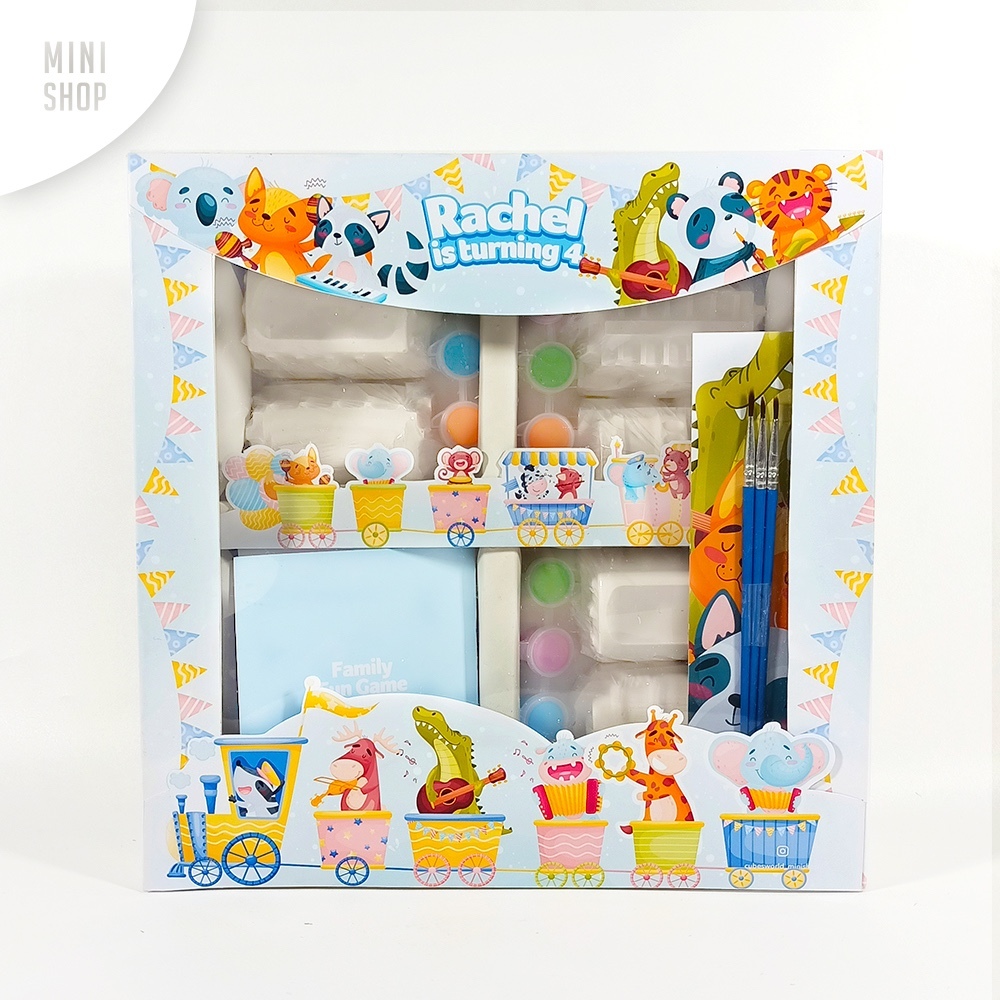 IBL03 Gypsum Painting Souvenir Ulang Tahun Mainan Anak