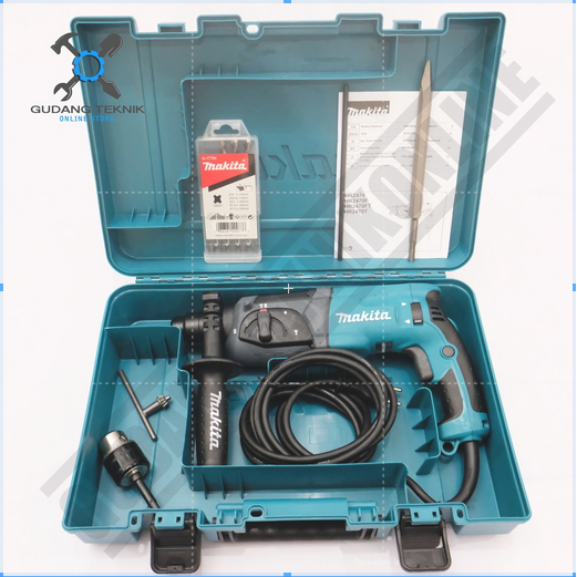 Rotary Hammer Makita HR2470X5 - Bor Bobok Beton Hammer Drill HR 2470 - Rotary Hammer SDS Rotary Hamm