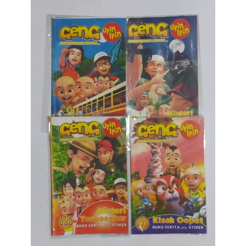 Mainan buku cerita Upin Ipin