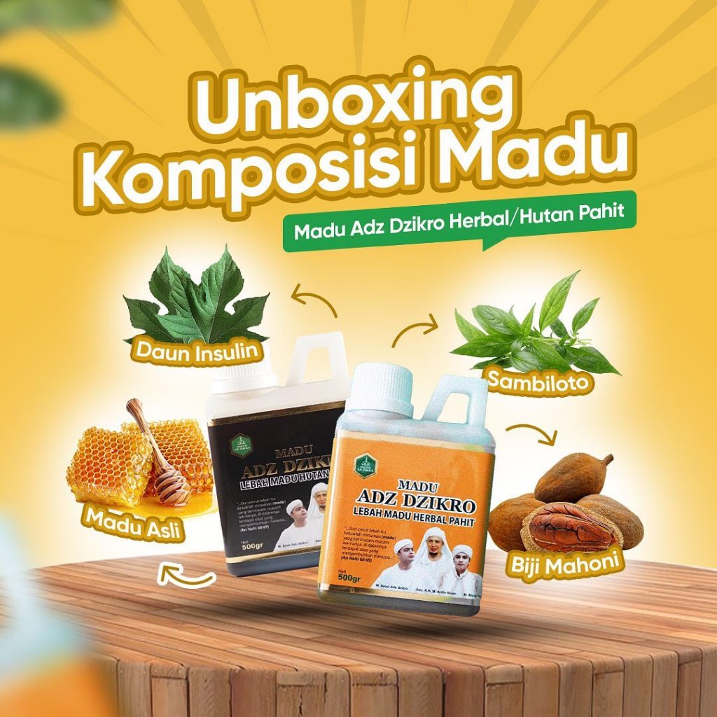 

MADU ADZ DZIKRO ADZIKRO HERBAL HUTAN SUPER PAHIT KEMASAN BARU