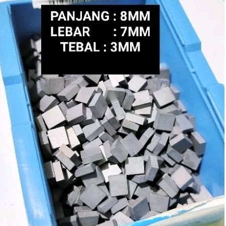Widia Tunsgten YG6 A108. Widia Carbide 8 x 7 x 3 mm Pengganti Mata Bor Sumur