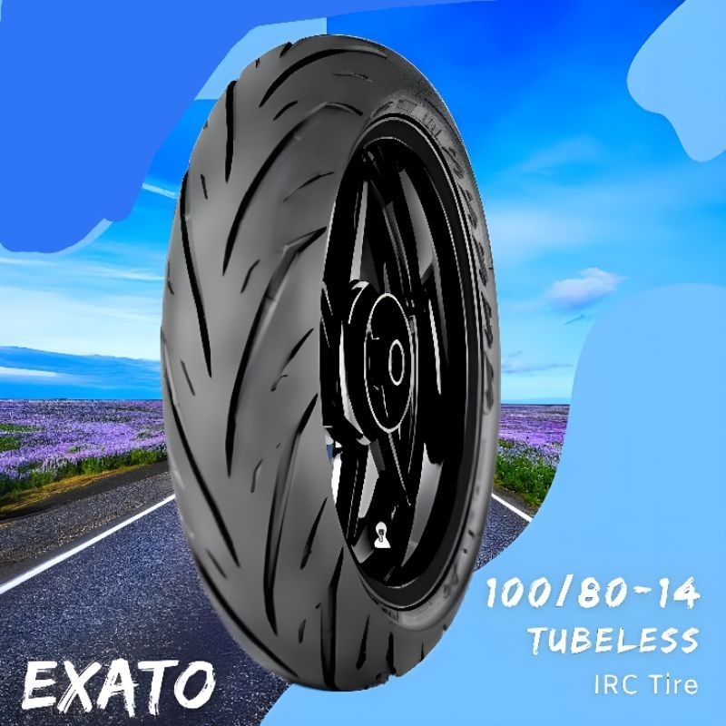 Ban motor matic IRC EXATO 100/80 ring 14 Tubeless
