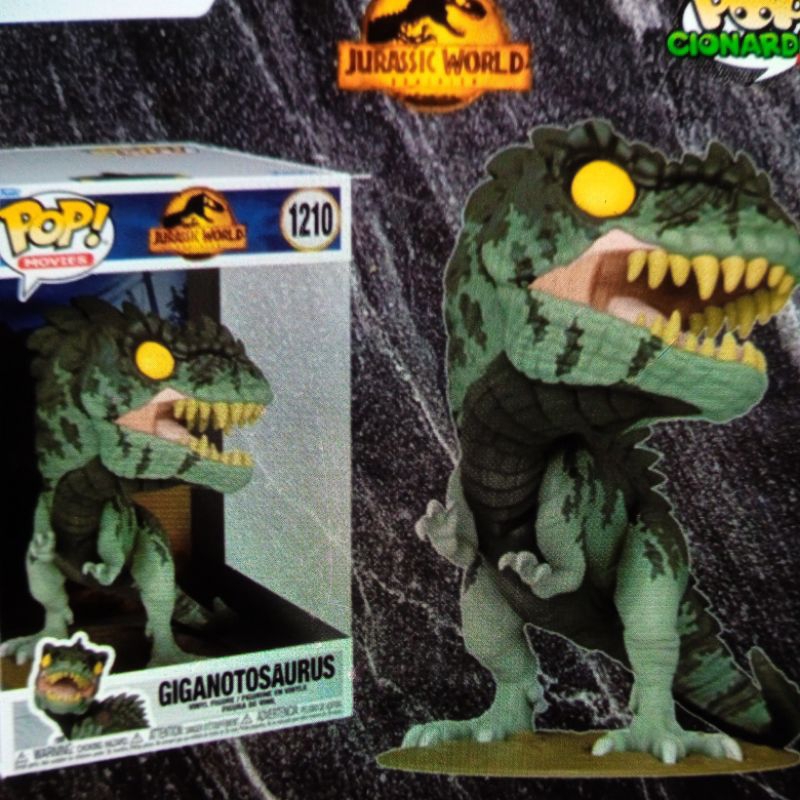 funko pop jurassic world dominion giganotosaurus