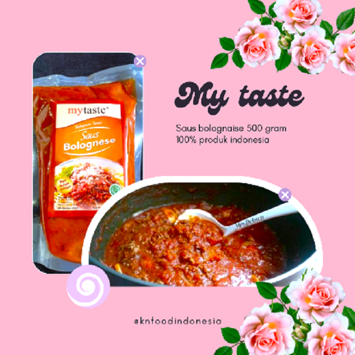 

Sauce Bolognaise MyTaste 500gr Bolognaise Spageti My Taste