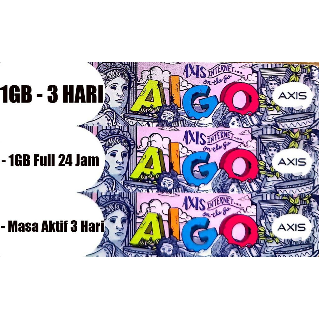 Voucher Axis 2 GB - 3 Hari