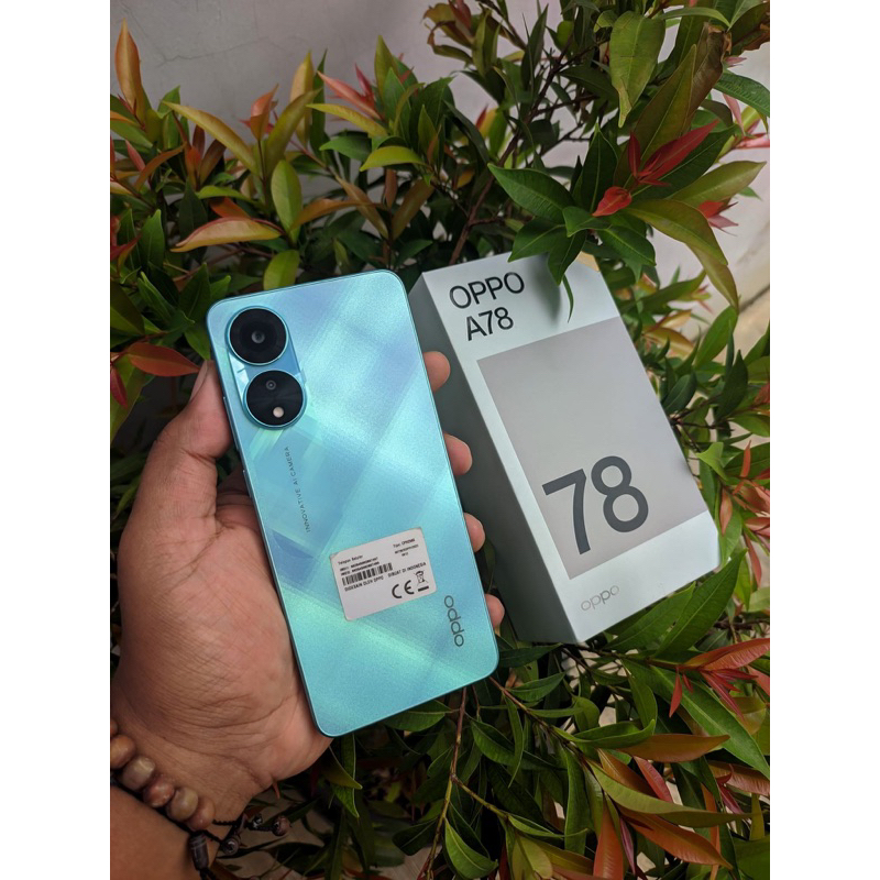 OPPO A78 ram 8+8gb internal 256gb