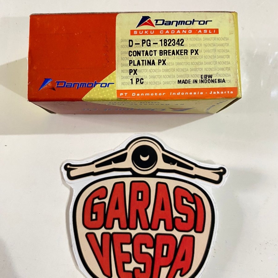 Platina vespa PX Danmotor original