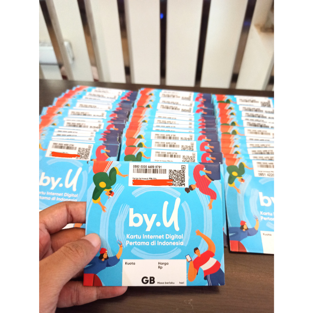 Kartu perdana By.U ada isi kuota 4GB 1 Bulan Murah