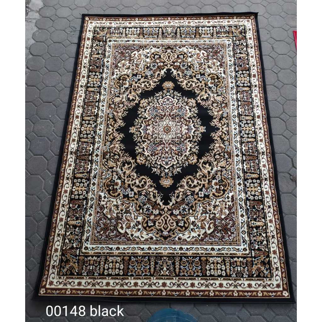 Karpet Permadani 210x310 Cm Tanpa Rumbai (Moderno / Exotic) Khusus Almaya Motif Turki Ada Rumbai