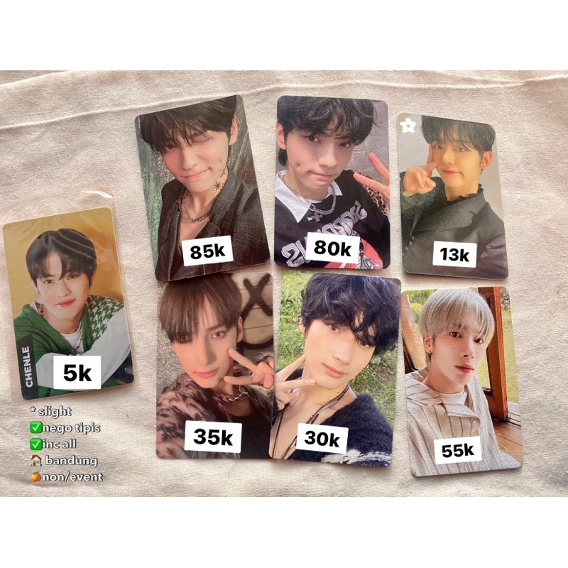 TXT PHOTOCARD SOOBIN YEONJUN HUENINGKAI TAEHYUN FREEFALL WEVERSE CLARITY DAYDREAM DICON CHENLE