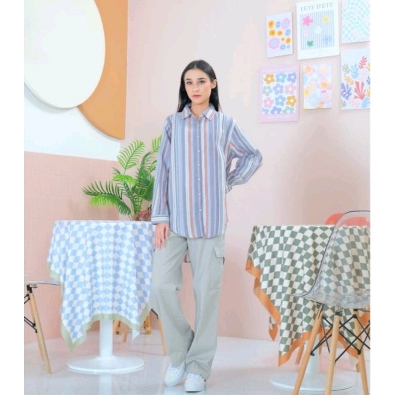 KEMEJA PANJANG MOTIF WANITA / RILLEY