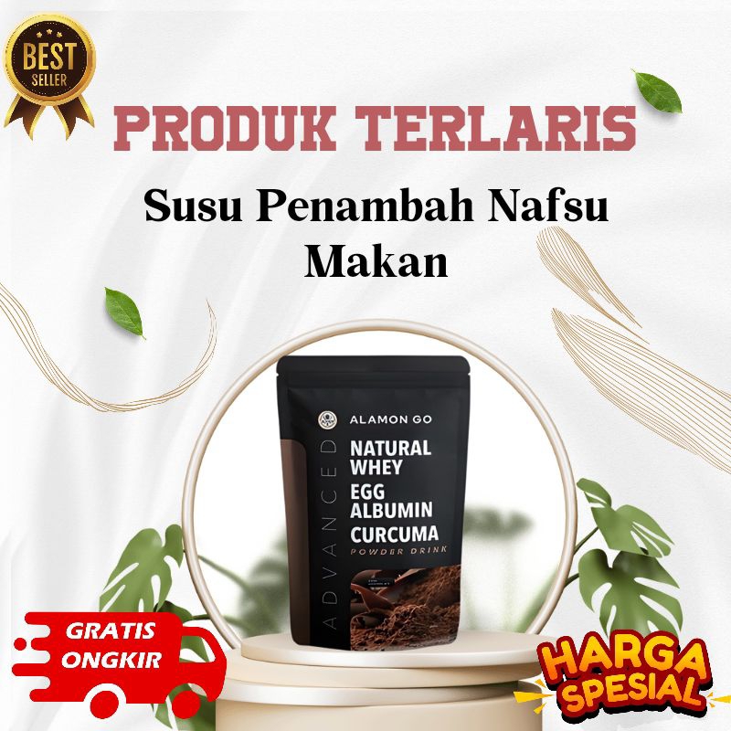 

Alamon Go Susu Penggemuk Badan Penambah Nafsu Makan Original Bpom