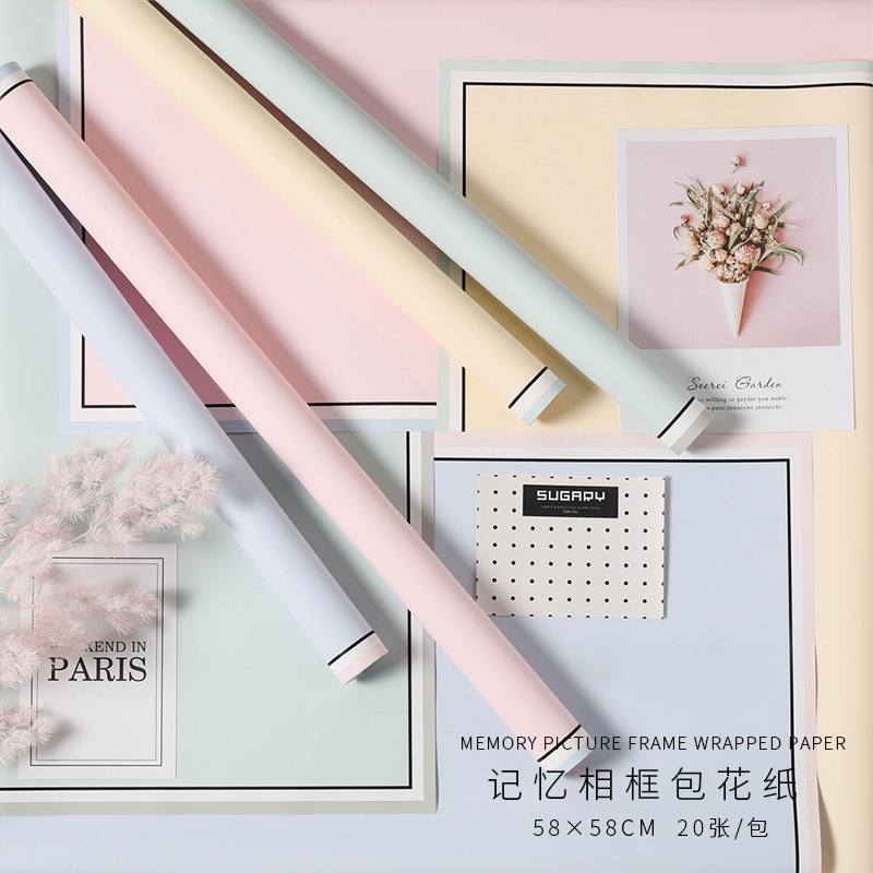 

[1 Lembar] FLOWER WRAPPING / KERTAS CELLOPHANE GARIS GARIS / KERTAS BUKET BUNGA HAND BOUQET (ECER) (58x58CM)