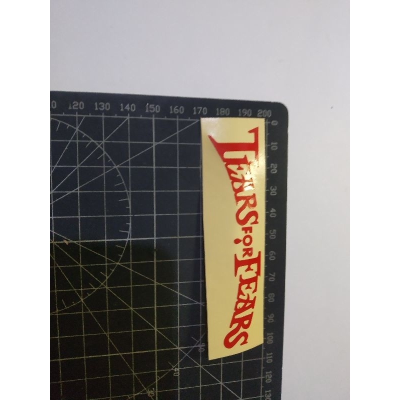 

cutting stiker tears tears for fears