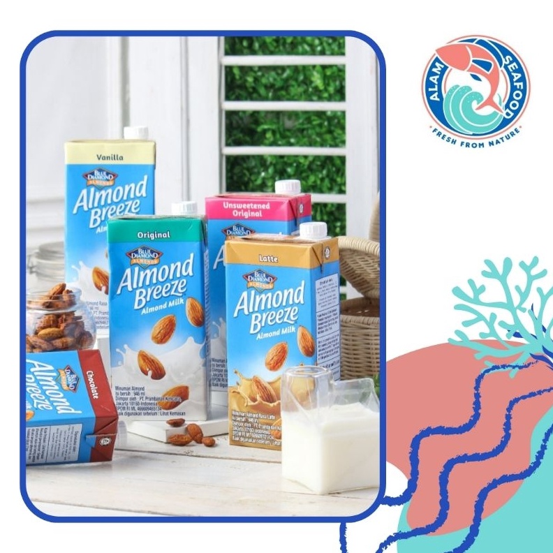 

Termurah dan terbaik Blue Diamond Almond Breeze 946ml Susu Non Dairy Susu Almond grosir