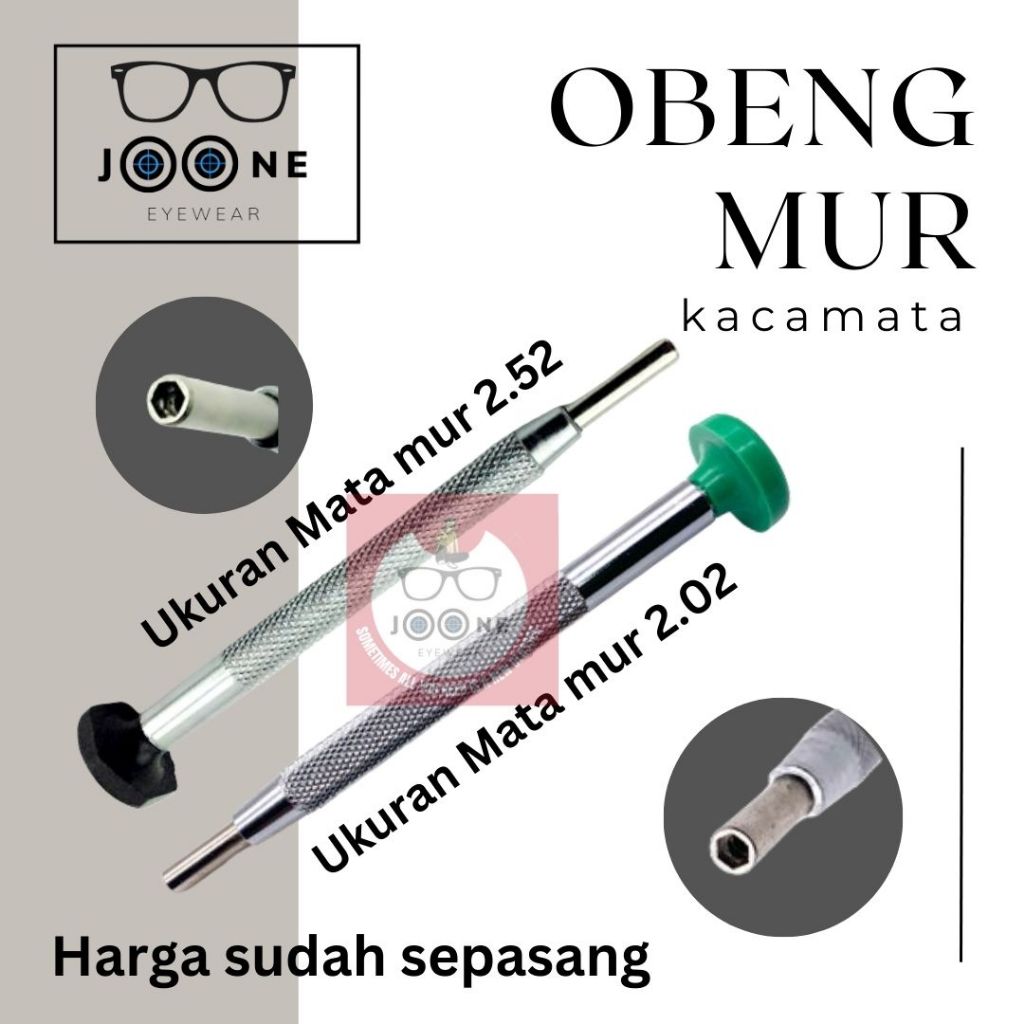 Obeng Mur Baut Reparasi kacamata