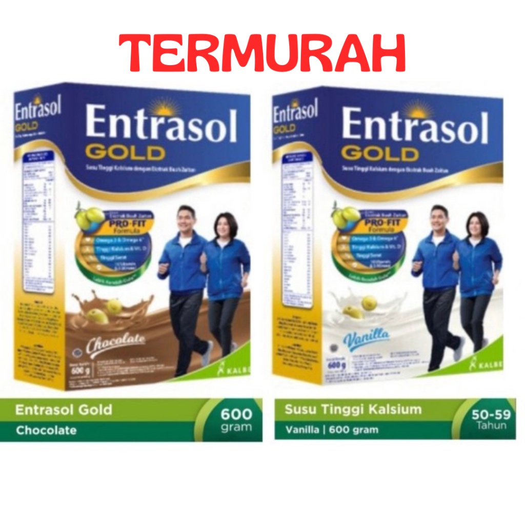 

Ready Stok Entrasol Gold vanila dan chocolate 58 gr6gr