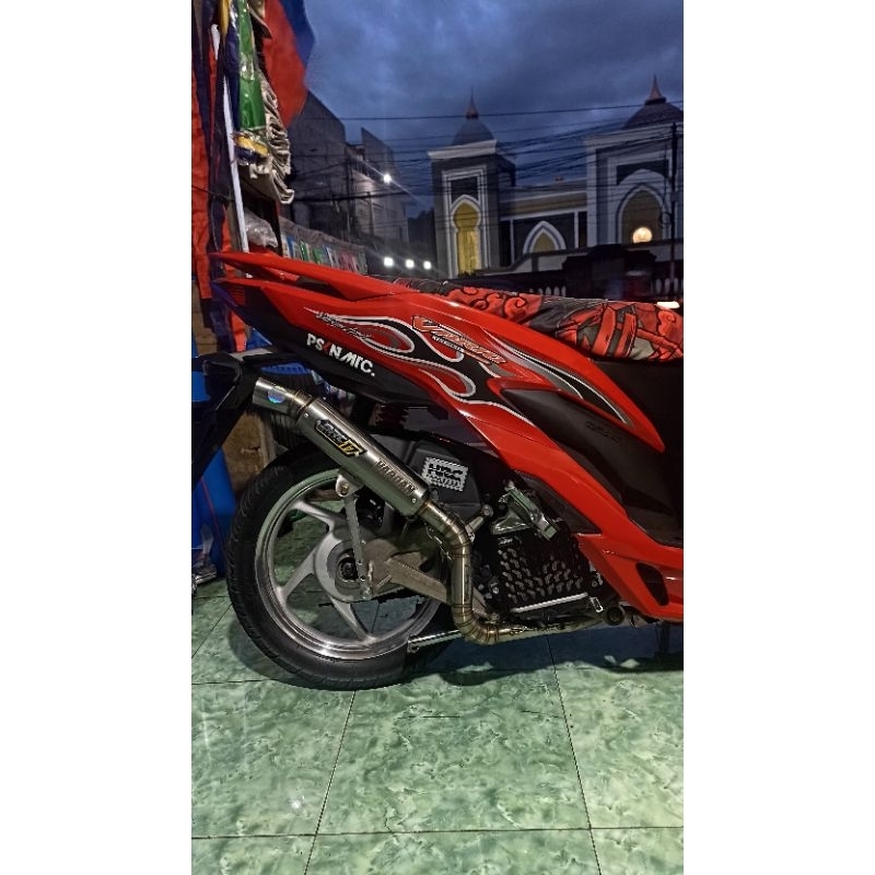 KNALPOT SAMLONG ORIGINAL BRC17 RACING MUFFLER KNALPOT RACING KNALPOT STENLIS KNALPOT RACING VARIO 12