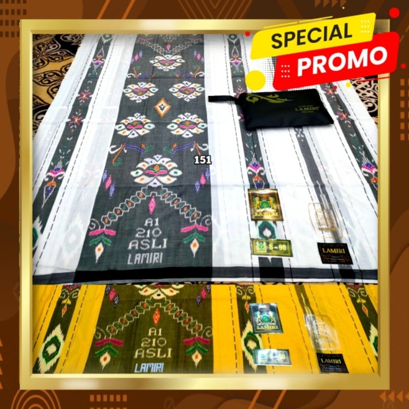 LAMIRI Sutra TKB MGT | Liris Tumpal Kembang dan Kawung | Bahan Sutra