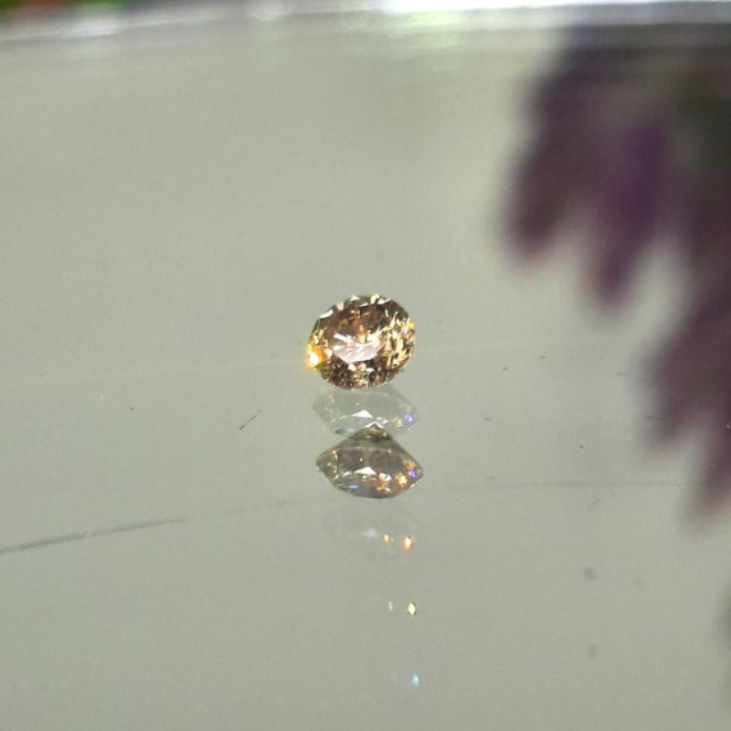 berlian eropa asli natural, (berat 0.13ct) (lebar 3.25x3.25mm)