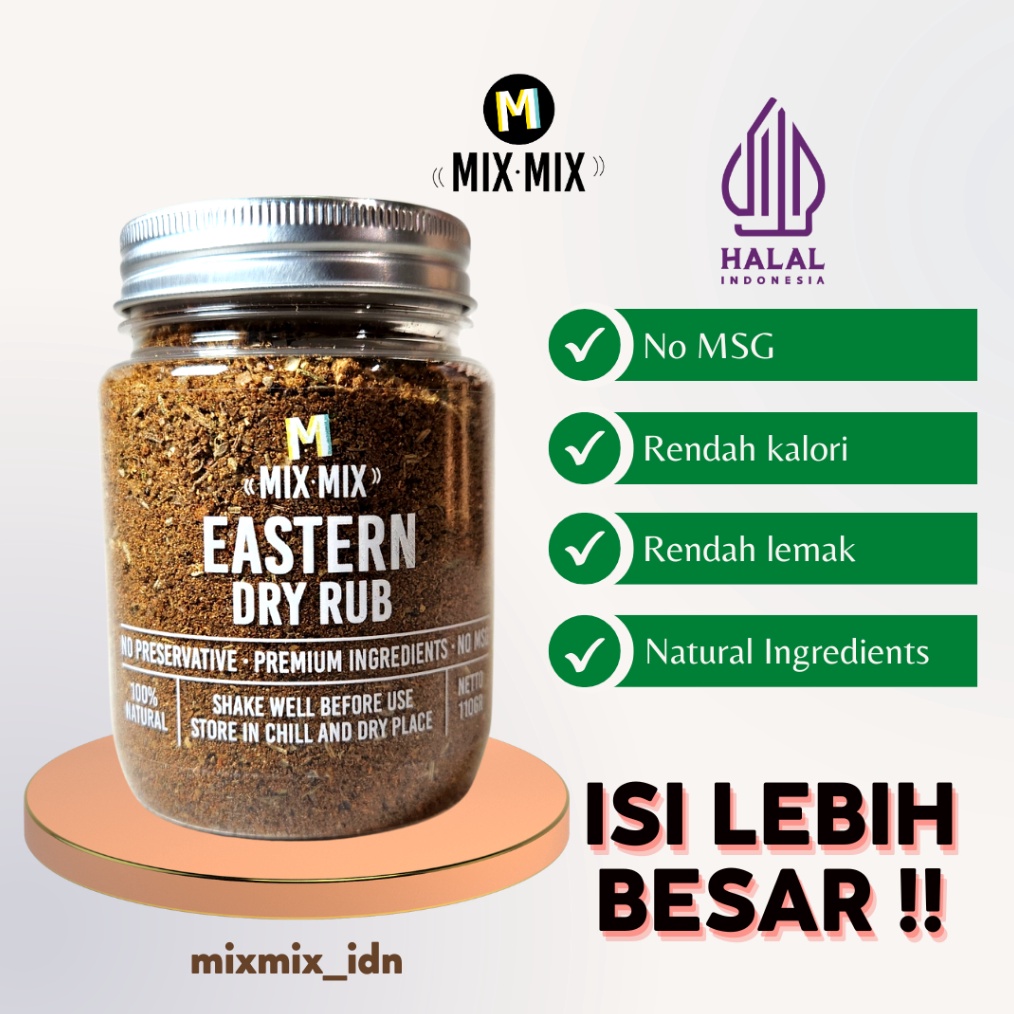 

Mixmix Bumbu Marinasi Serba Guna Eastern Dry Rub Bumbu Marinasi Serba Guna 11 GRAM buruan