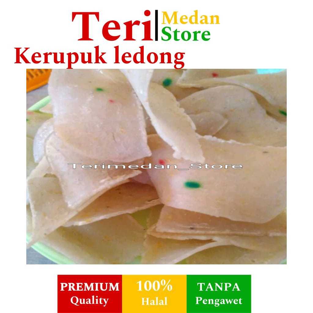 

Kerupuk udang super kering asli ledong