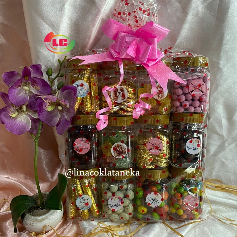 

1212 Fasion sale paket susun 12 toples coklat lagie