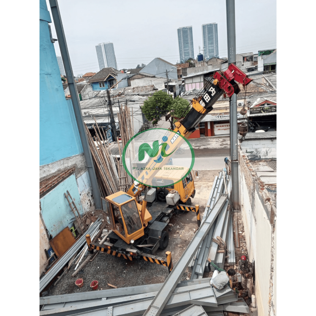 Konstruksi Struktur Pembangunan Baja WF dan H-beam