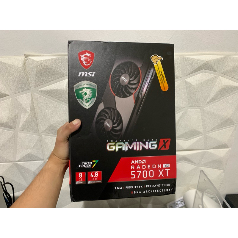 VGA RX 5700 XT 8GB MSI Gaming X bukan rx 6600 xt 6700 rtx 2060 3060