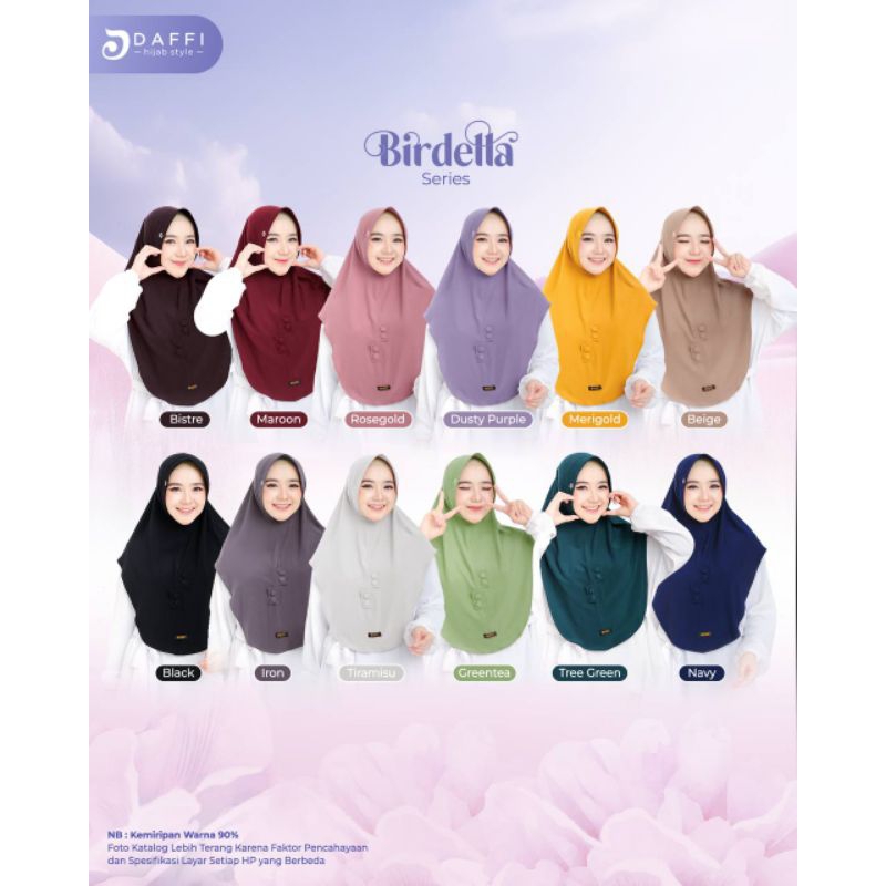 BIRDELLA ORI DAFFI HIJAB INSTAN hijab jersey hijab simpel jilbab murah jilbab kekinian Hijab kekinia